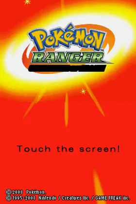 Pokemon Ranger - Shadows of Almia (USA) (Demo) (Kiosk) screen shot title